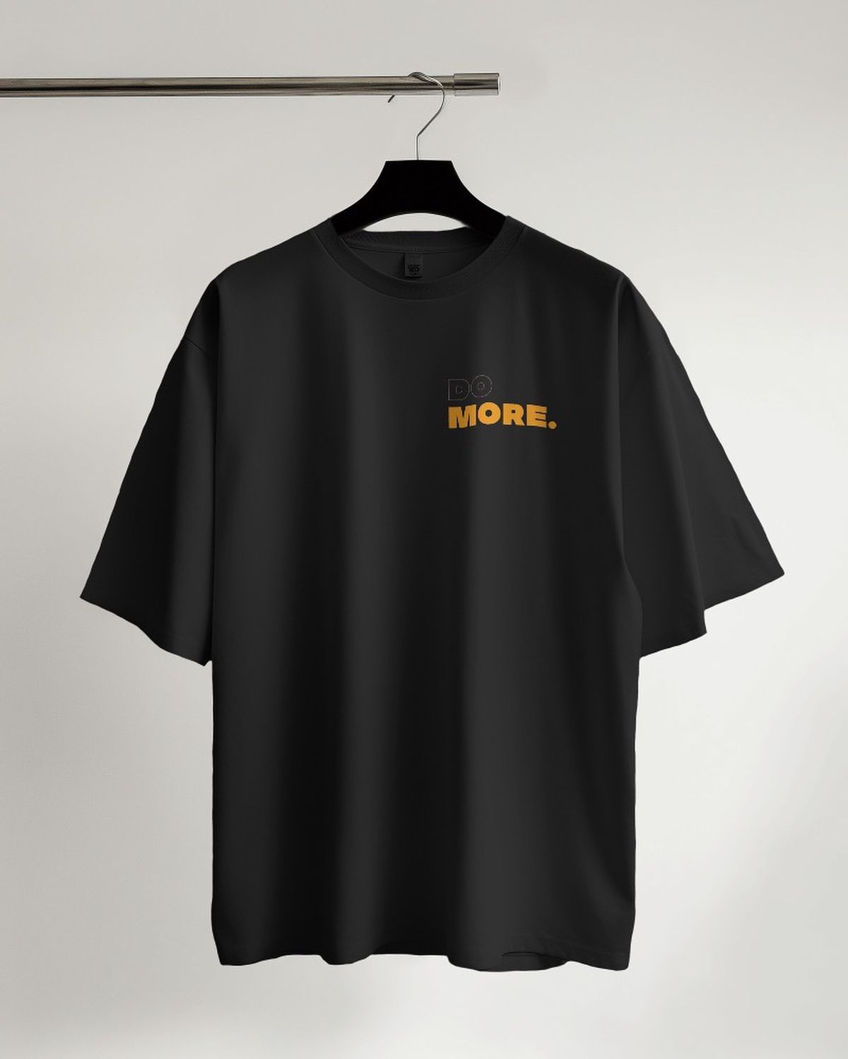 Stylish Black Oversized Graphic Printed Tee